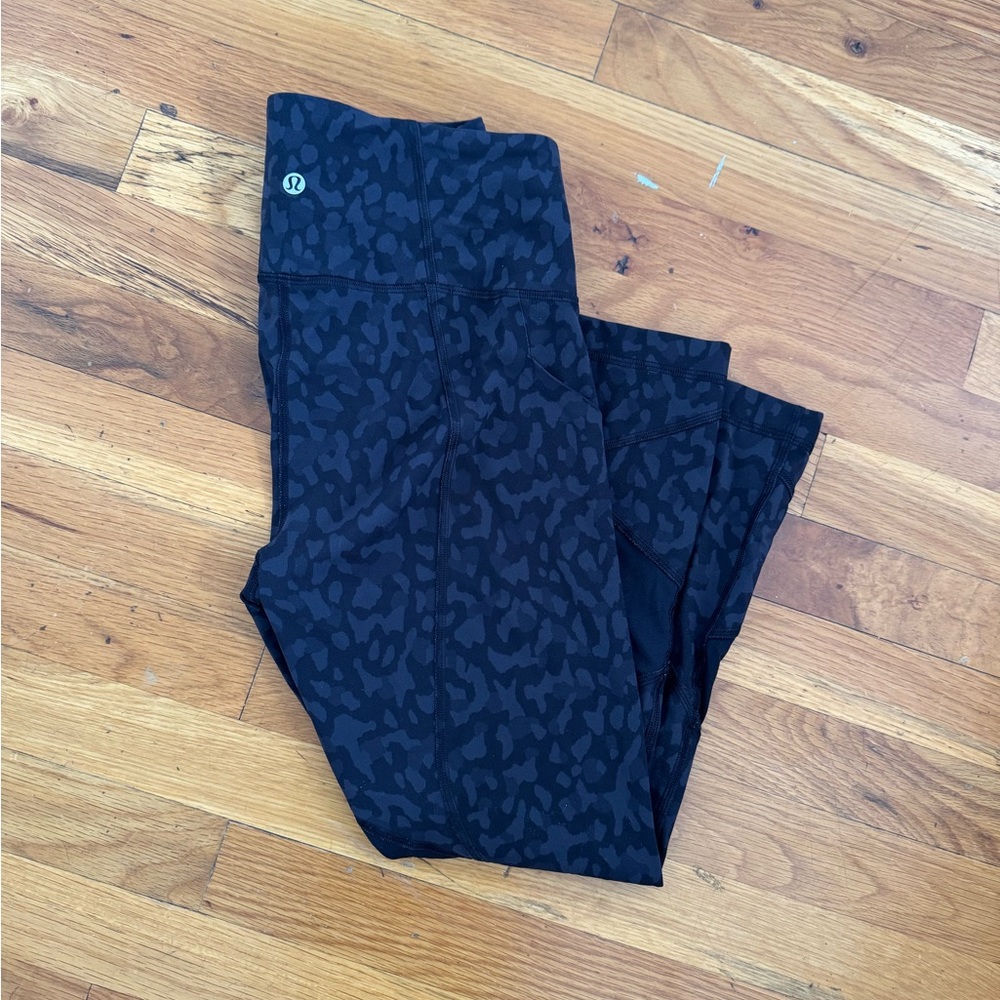 Lululemon Black Patterned Leggings